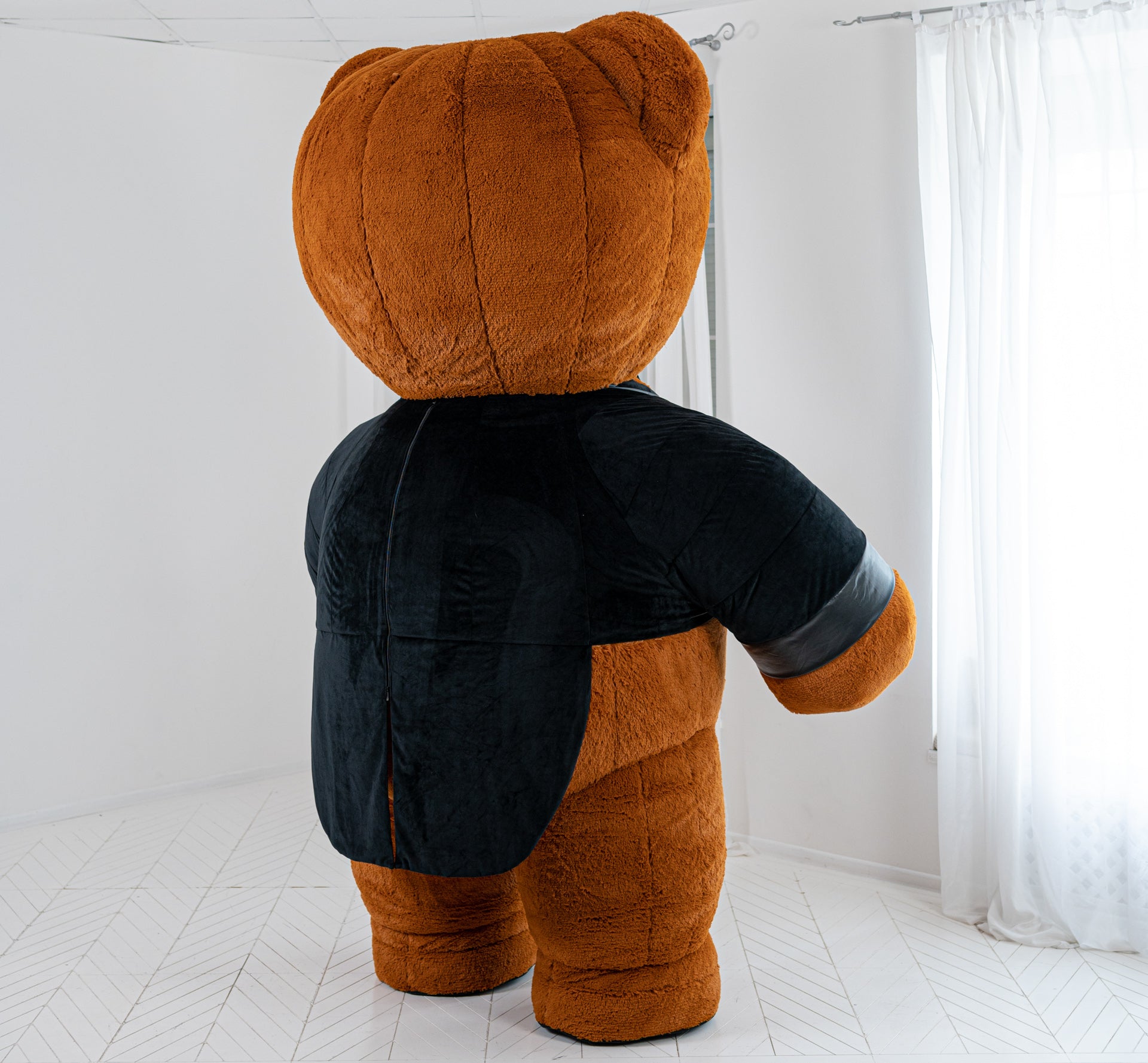 Inflatable Teddy Bear Mascot in Pro clothes