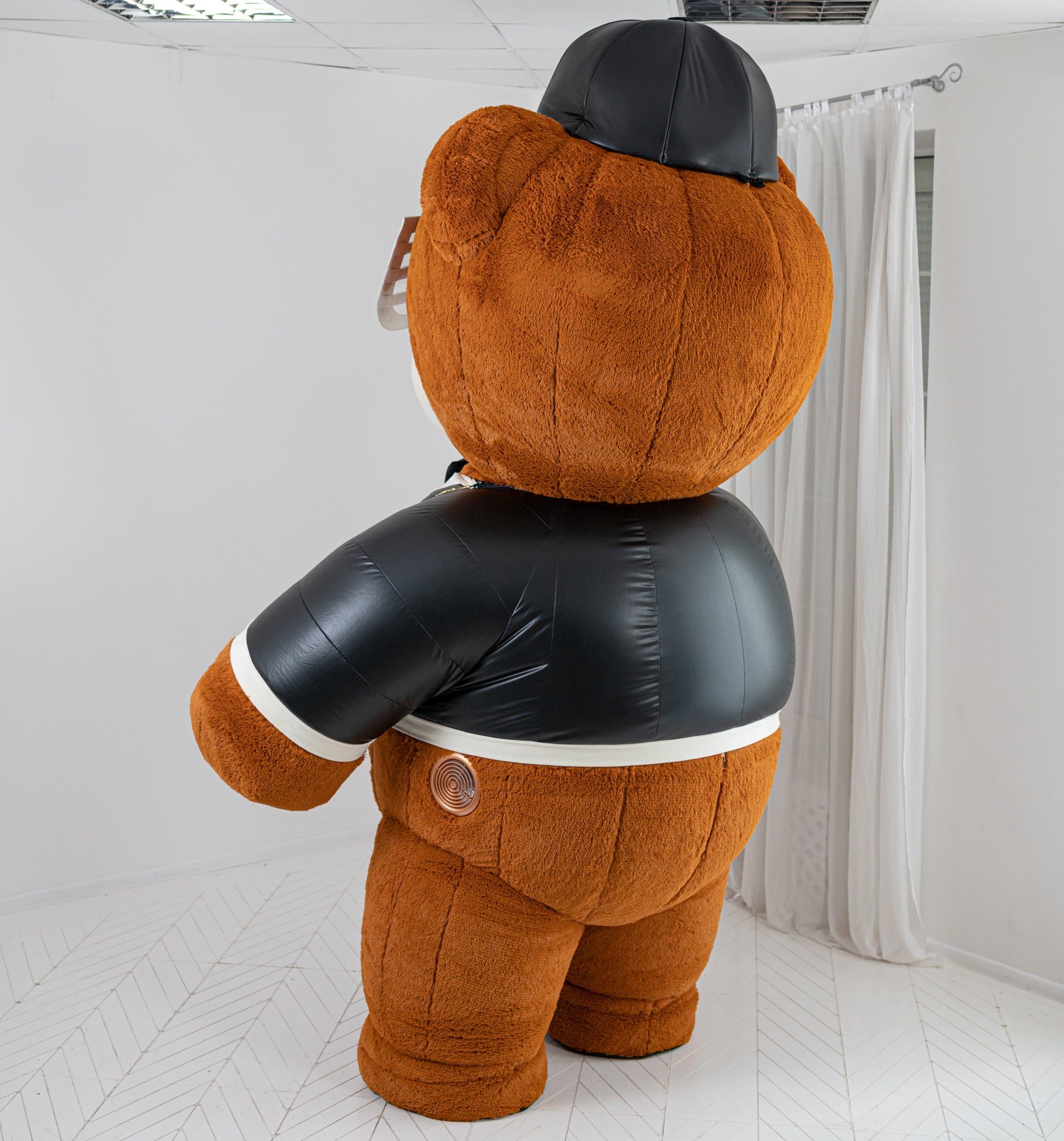 Inflatable Teddy Bear Mascot in Pro + clothes