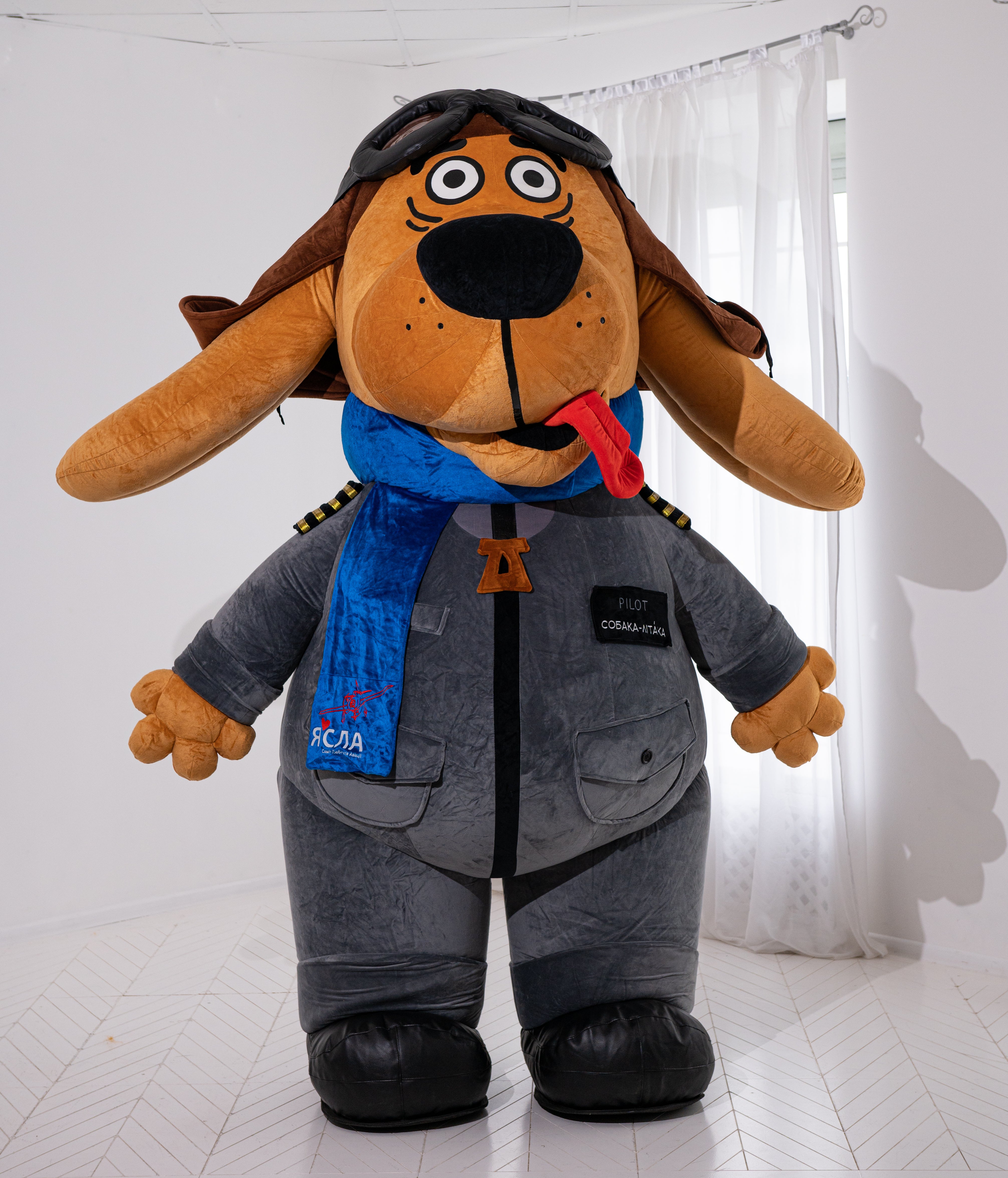 Inflatable Dog the pilot Mascot