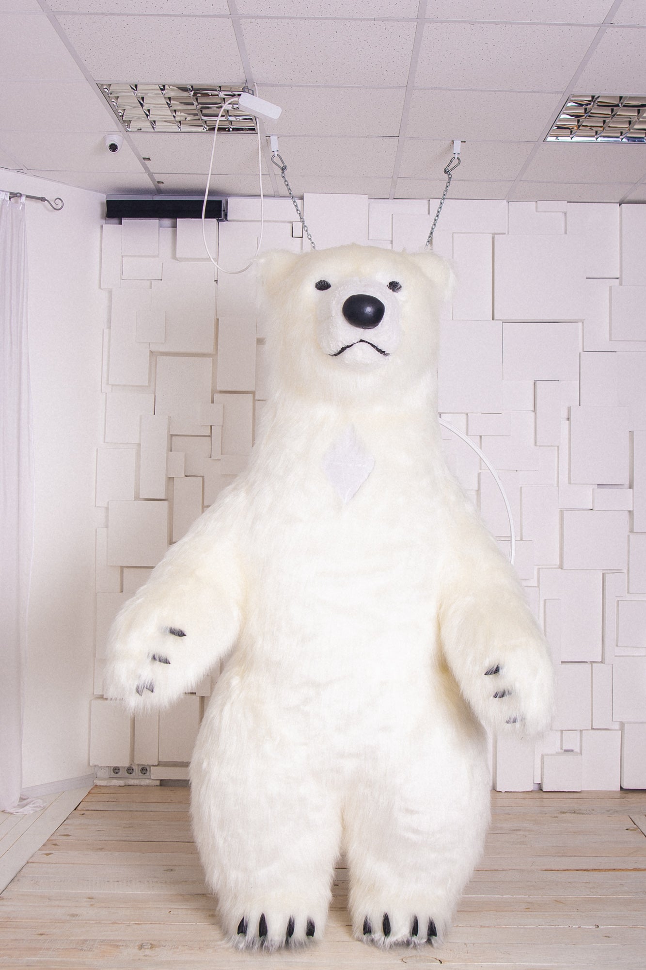 Inflatable White  Bear Mascot