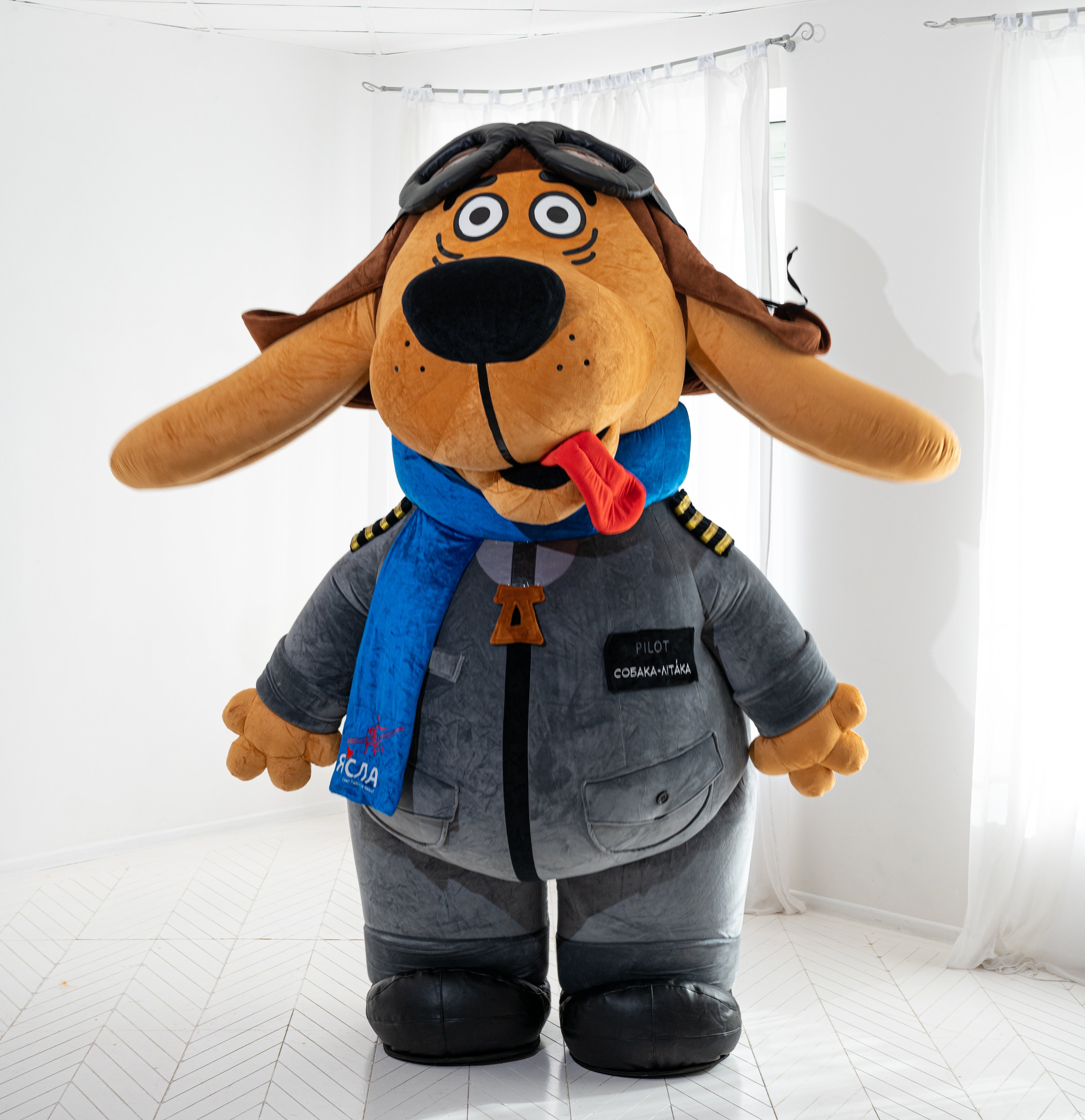 Inflatable Dog the pilot Mascot