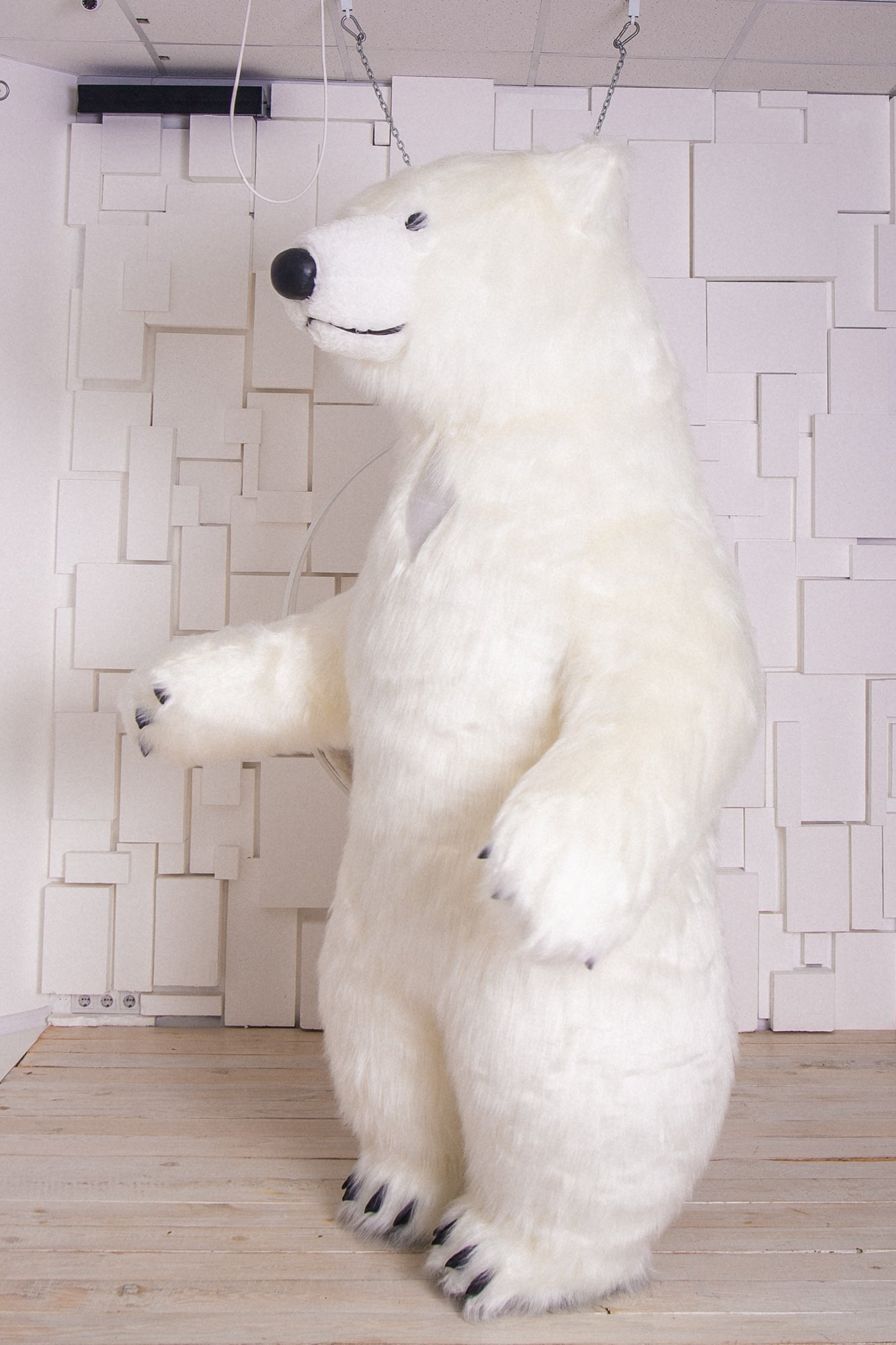 Inflatable White  Bear Mascot