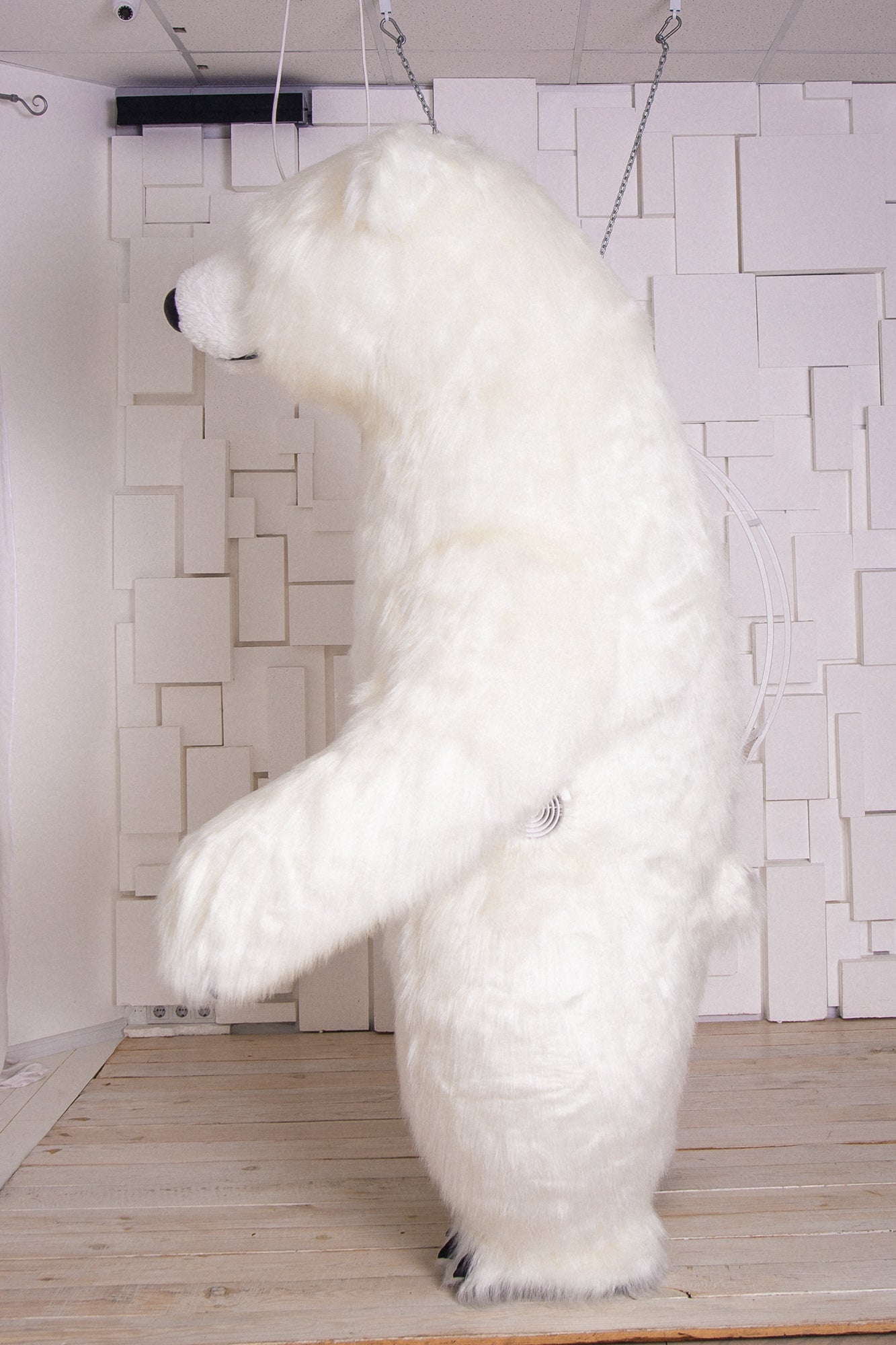 Inflatable White  Bear Mascot