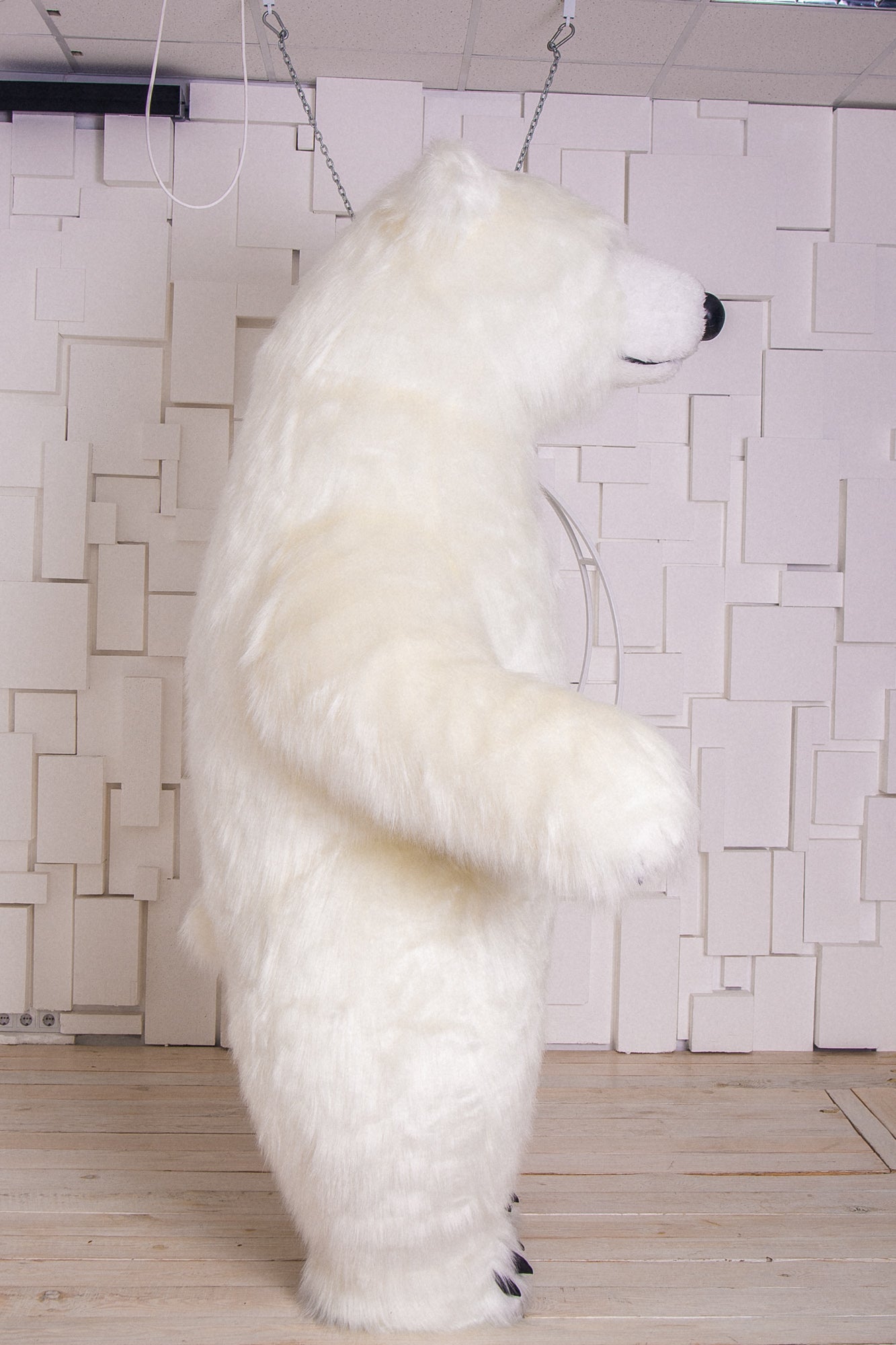 Inflatable White  Bear Mascot