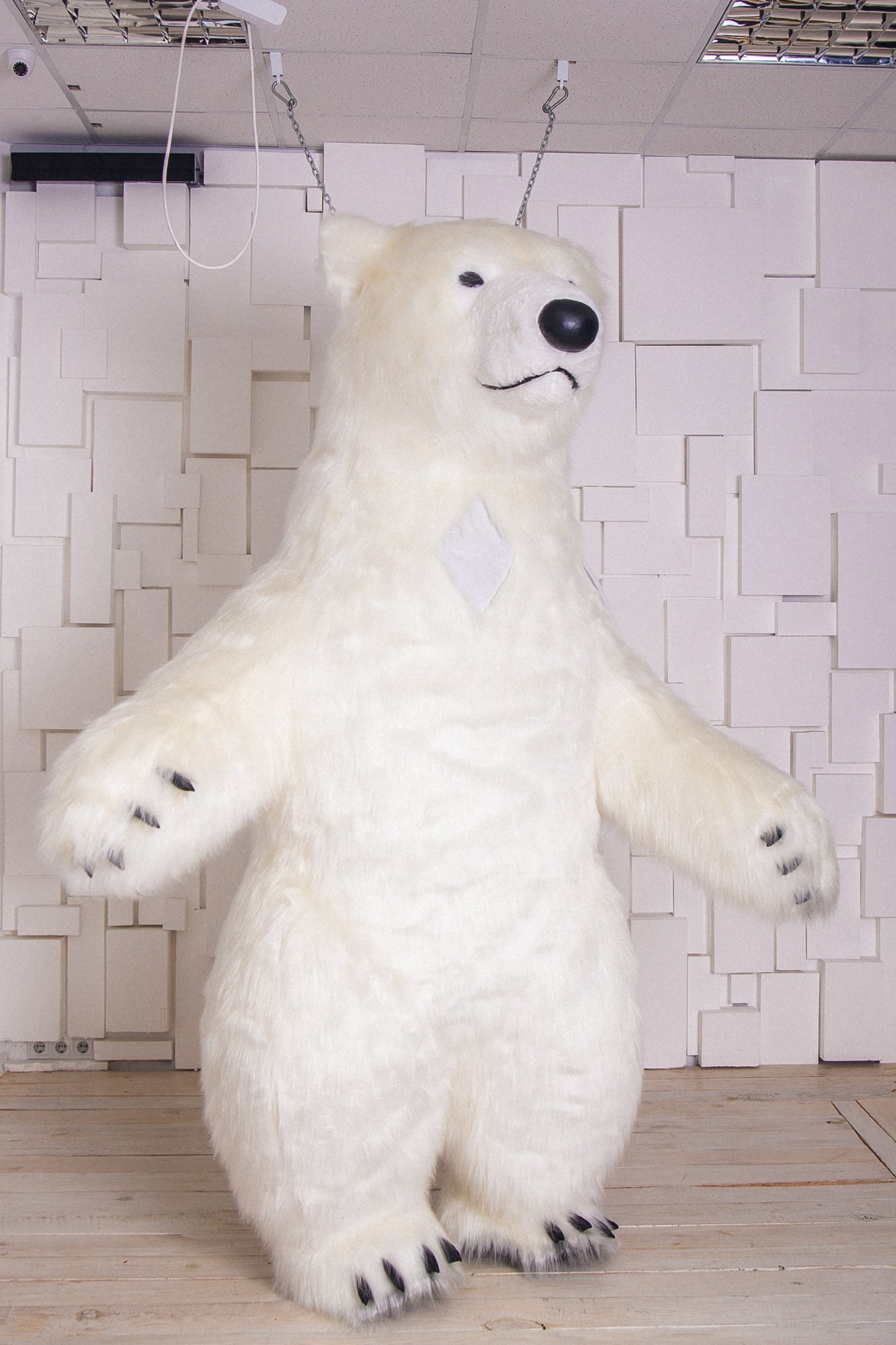 Inflatable White  Bear Mascot