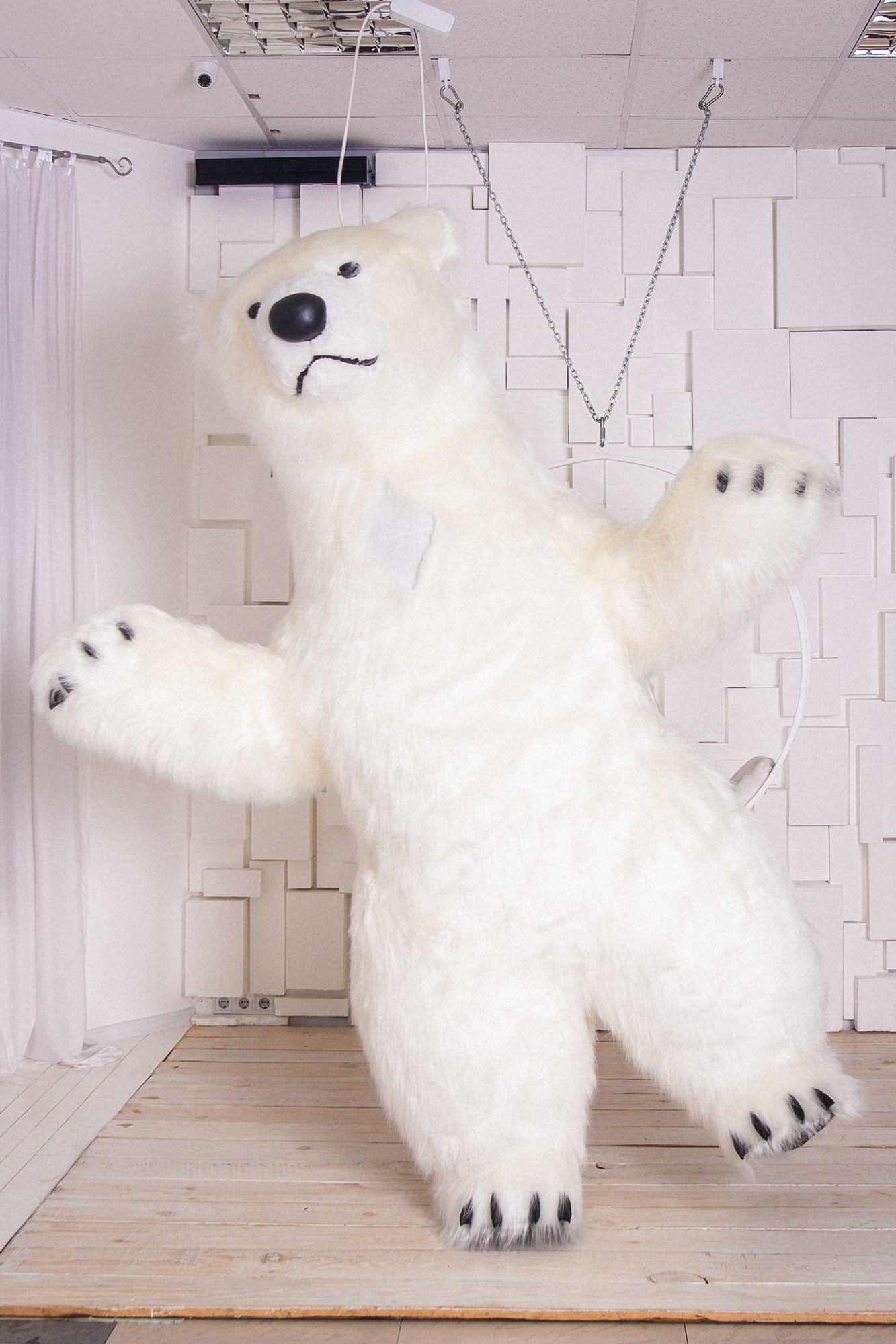 Inflatable White  Bear Mascot