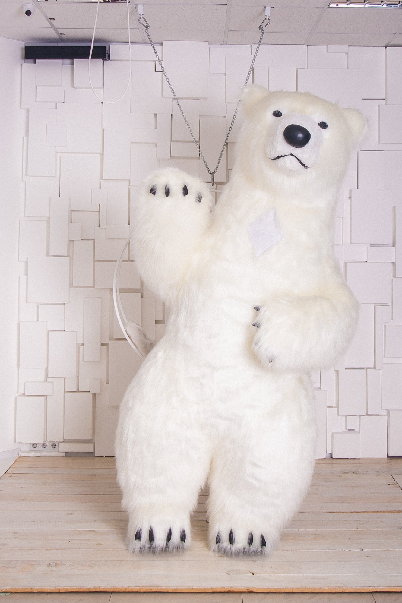 Inflatable White  Bear Mascot