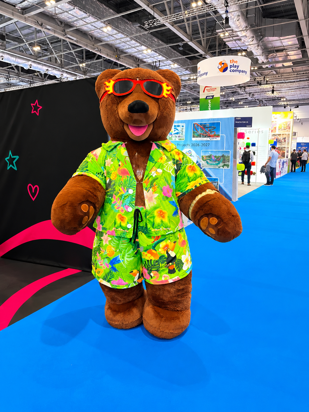 Inflatable Bear The Dancer Mascot Suit