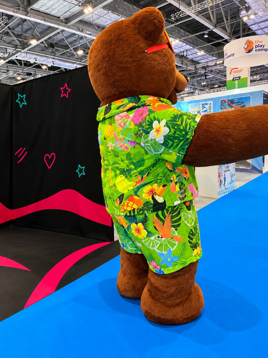 Inflatable Bear The Dancer Mascot Suit