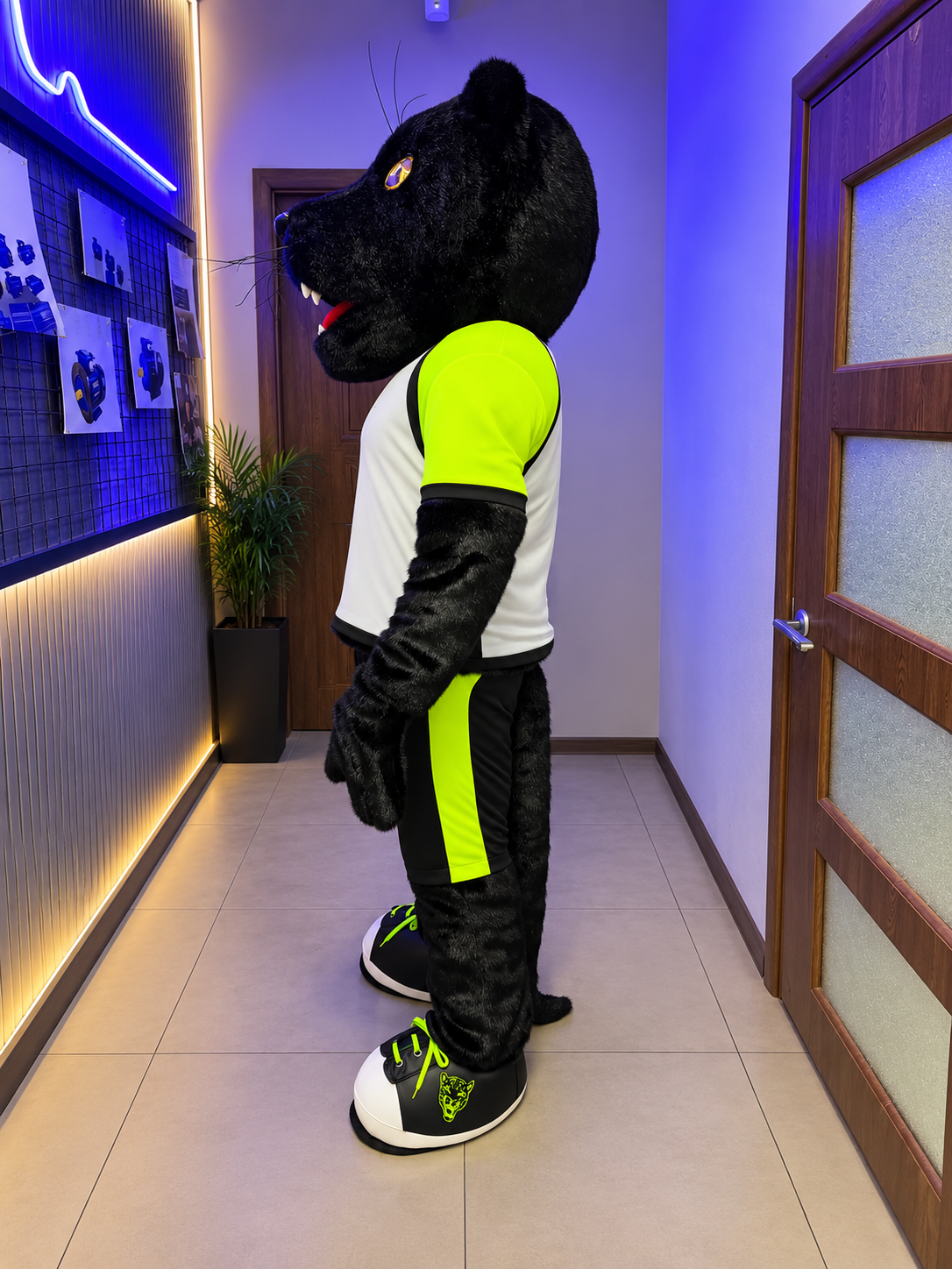Black Panther Professional Mascot