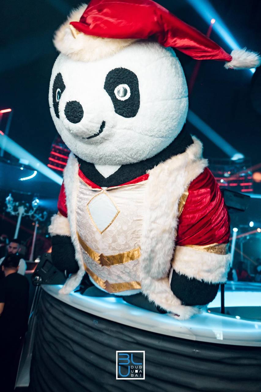 Inflatable Panda Mascot