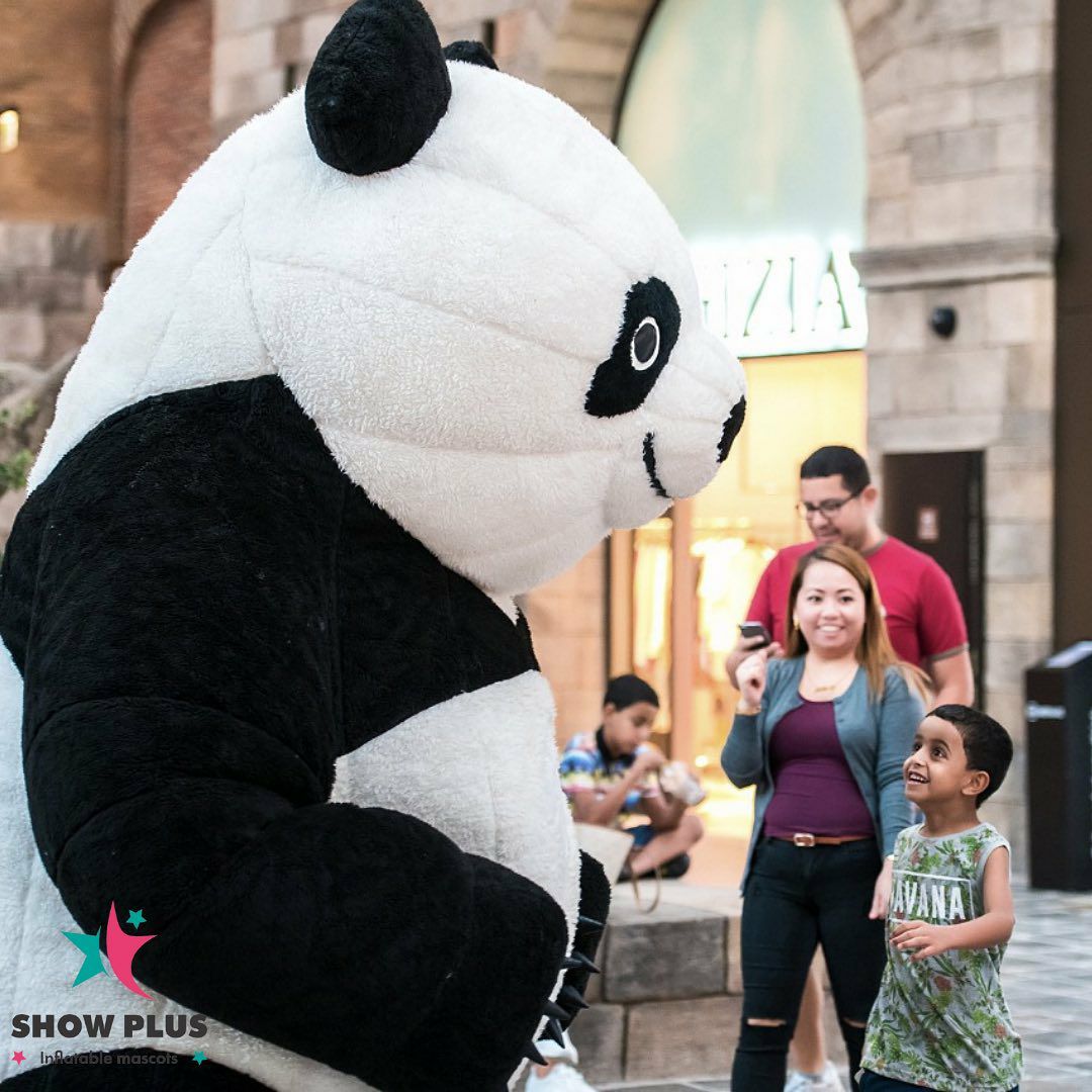 Inflatable Panda Mascot