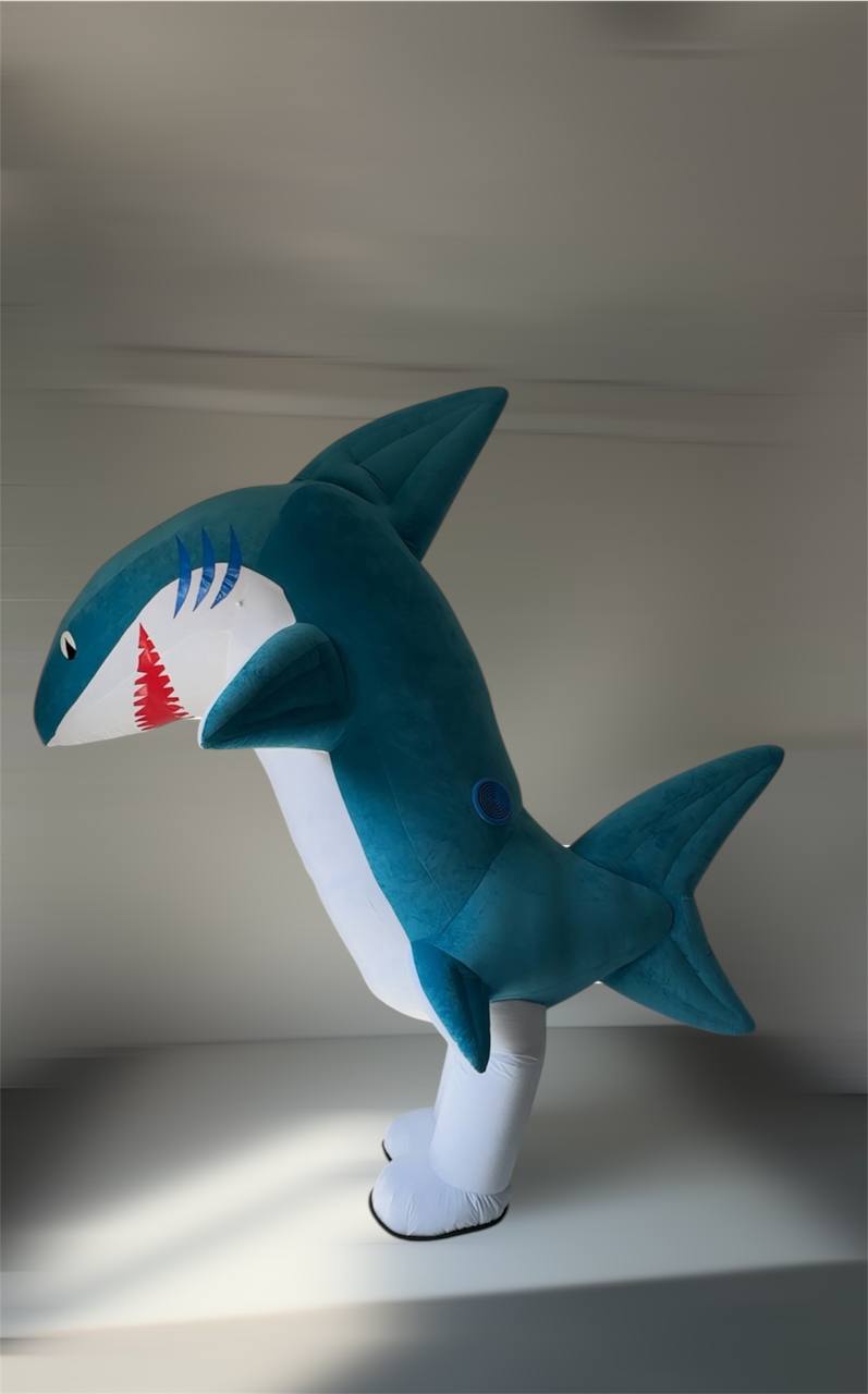 Inflatable Shark Mascot