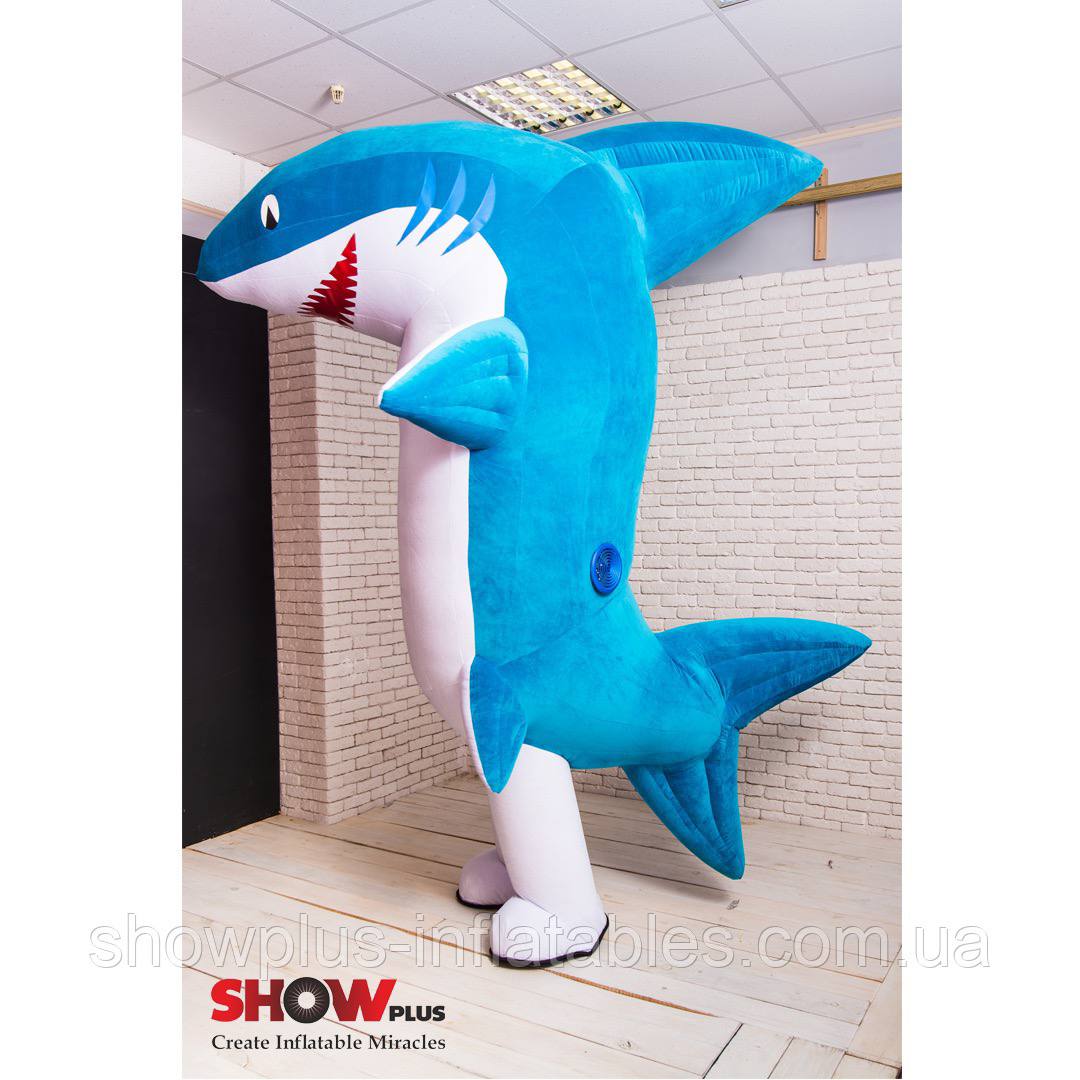 Inflatable Shark Mascot