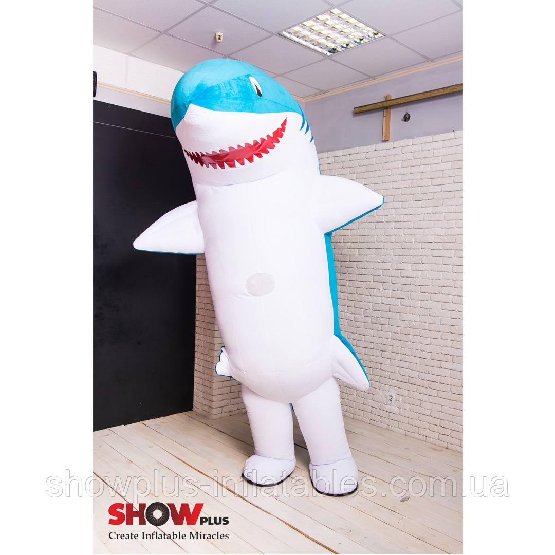 Inflatable Shark Mascot