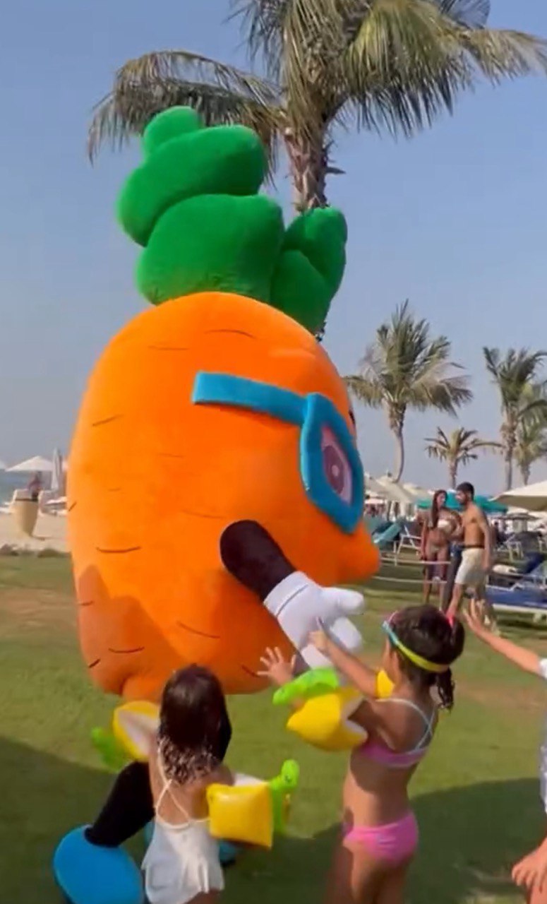 Inflatable Carrot Mascot