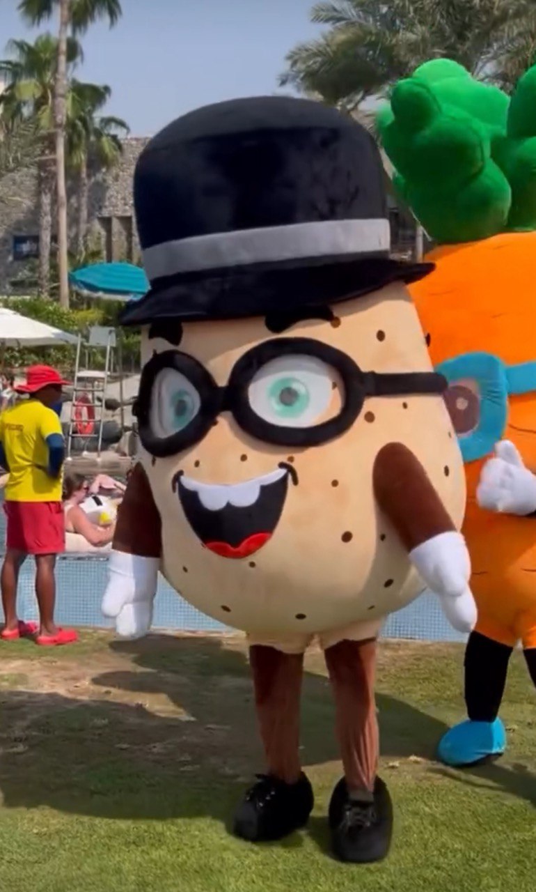 Inflatable Mr. Potato Mascot