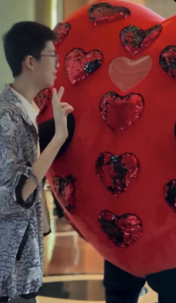 Inflatable Heart Mascot