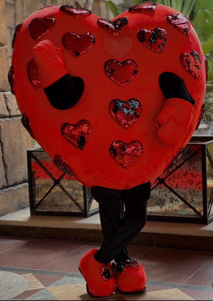 Inflatable Heart Mascot