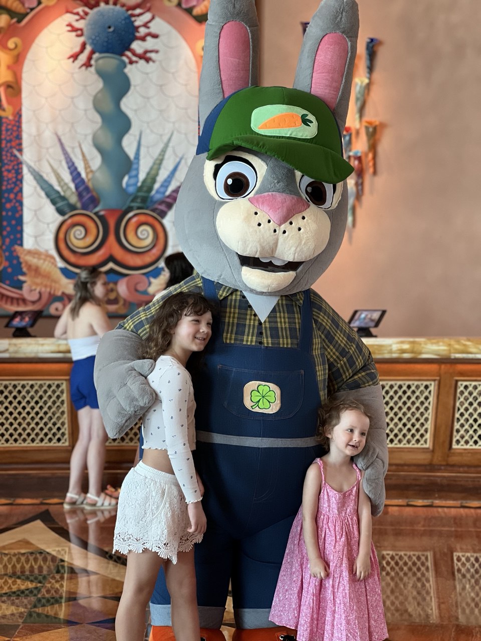 Inflatable Rabbit The Farmer Mascot Costume