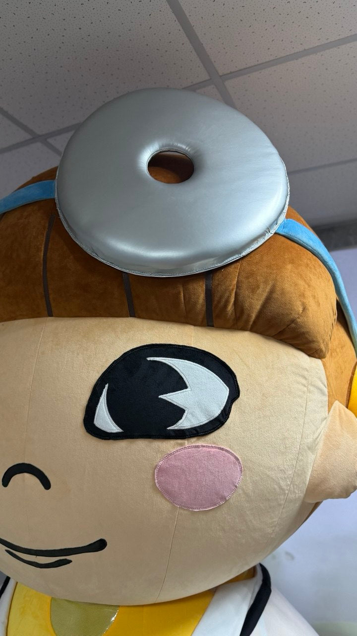 Inflatable The Nurse Girl Mascot in a robe with accessories