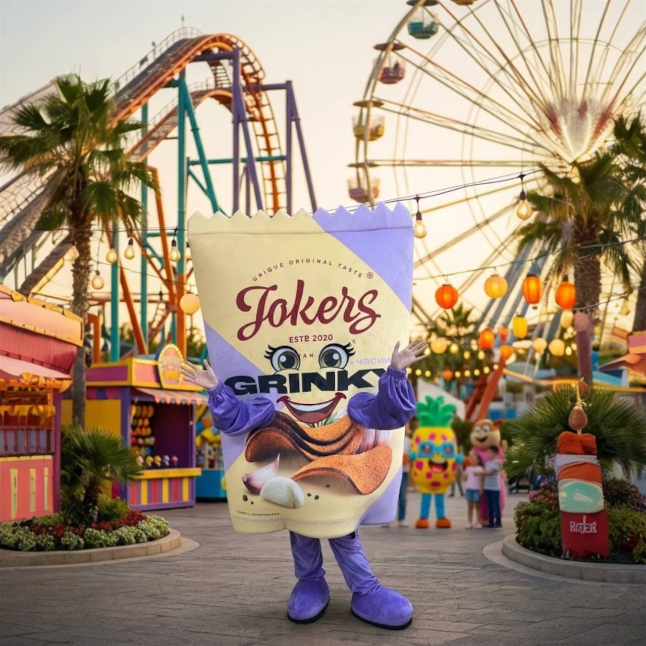 Pack of Crackers Mascot