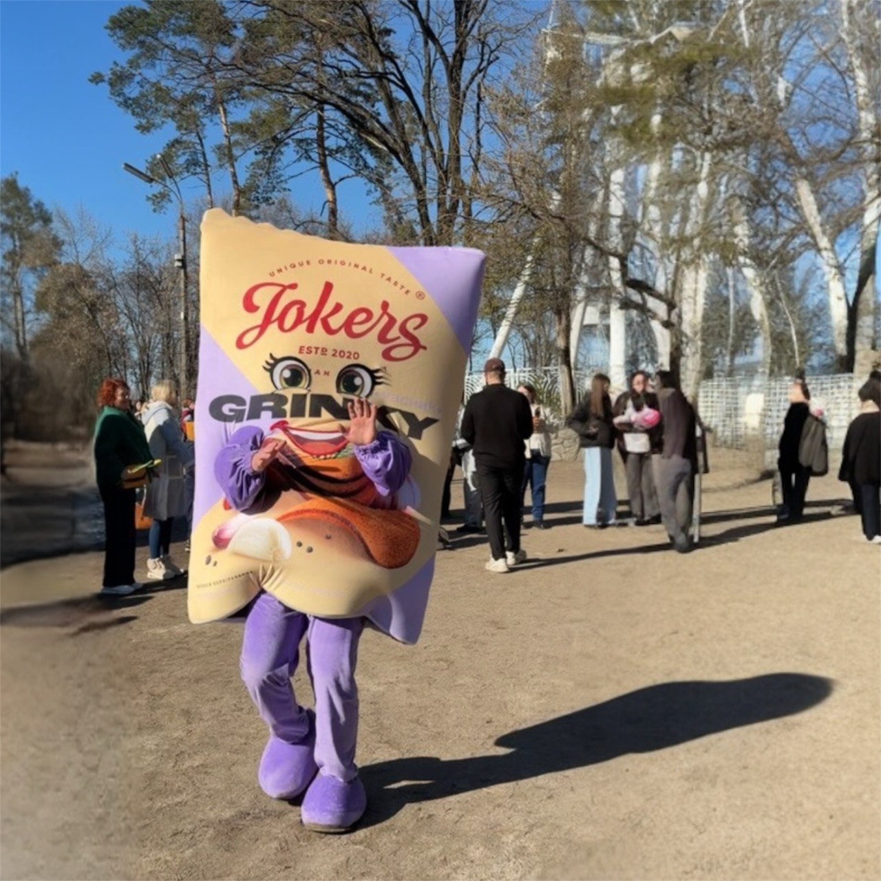 Pack of Crackers Mascot