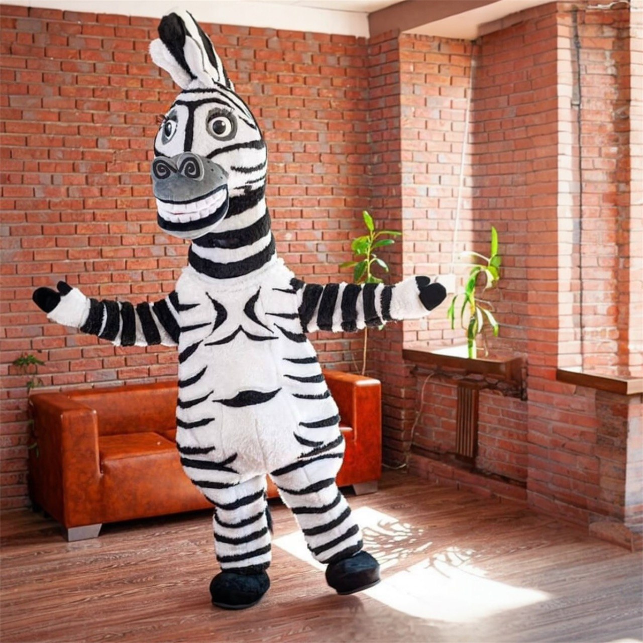 Zebra Mascot Costume