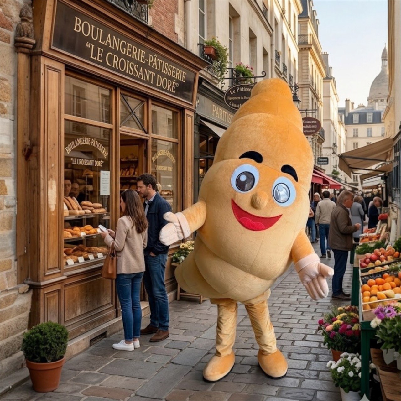 Inflatable Croissaint Mascot