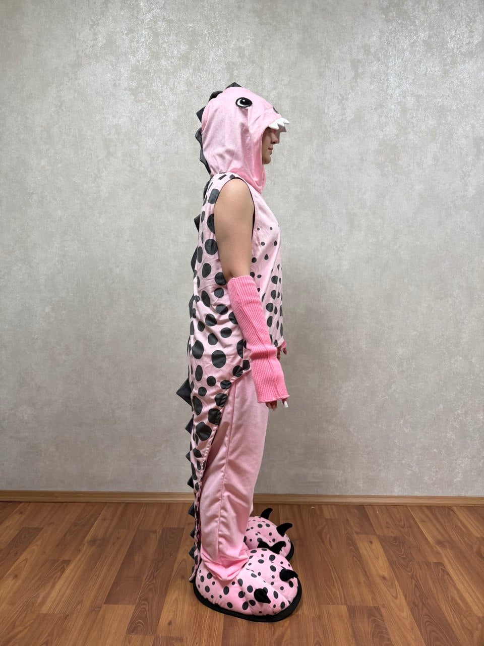 Dinosaur Girl Masquerade Costume With Logo