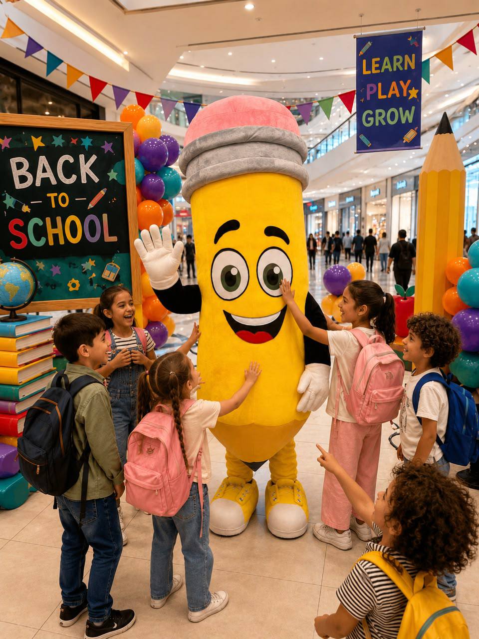 Inflatable Pencil Mascot Costume