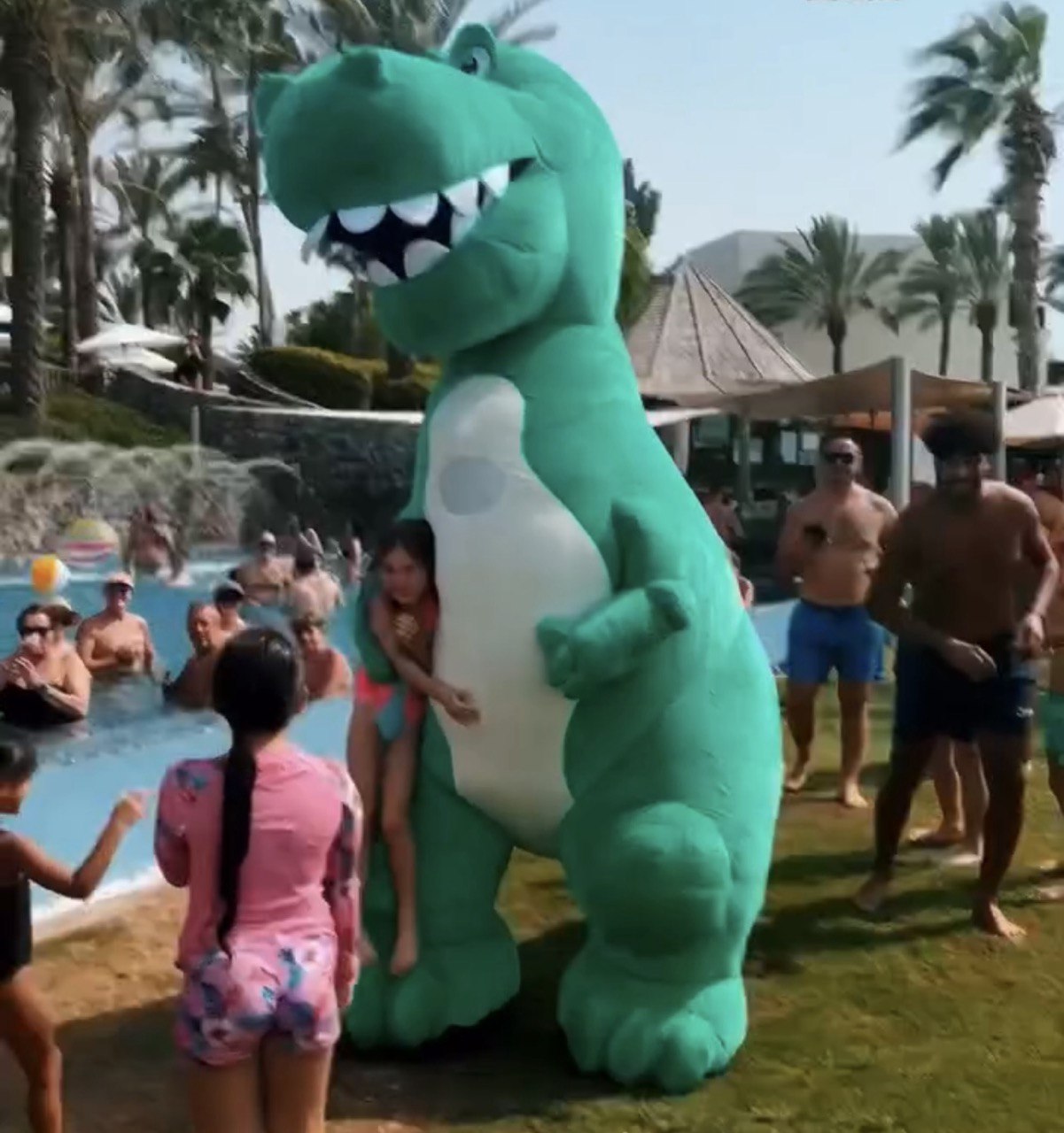Inflatable Dinosaur T-Rex Mascot