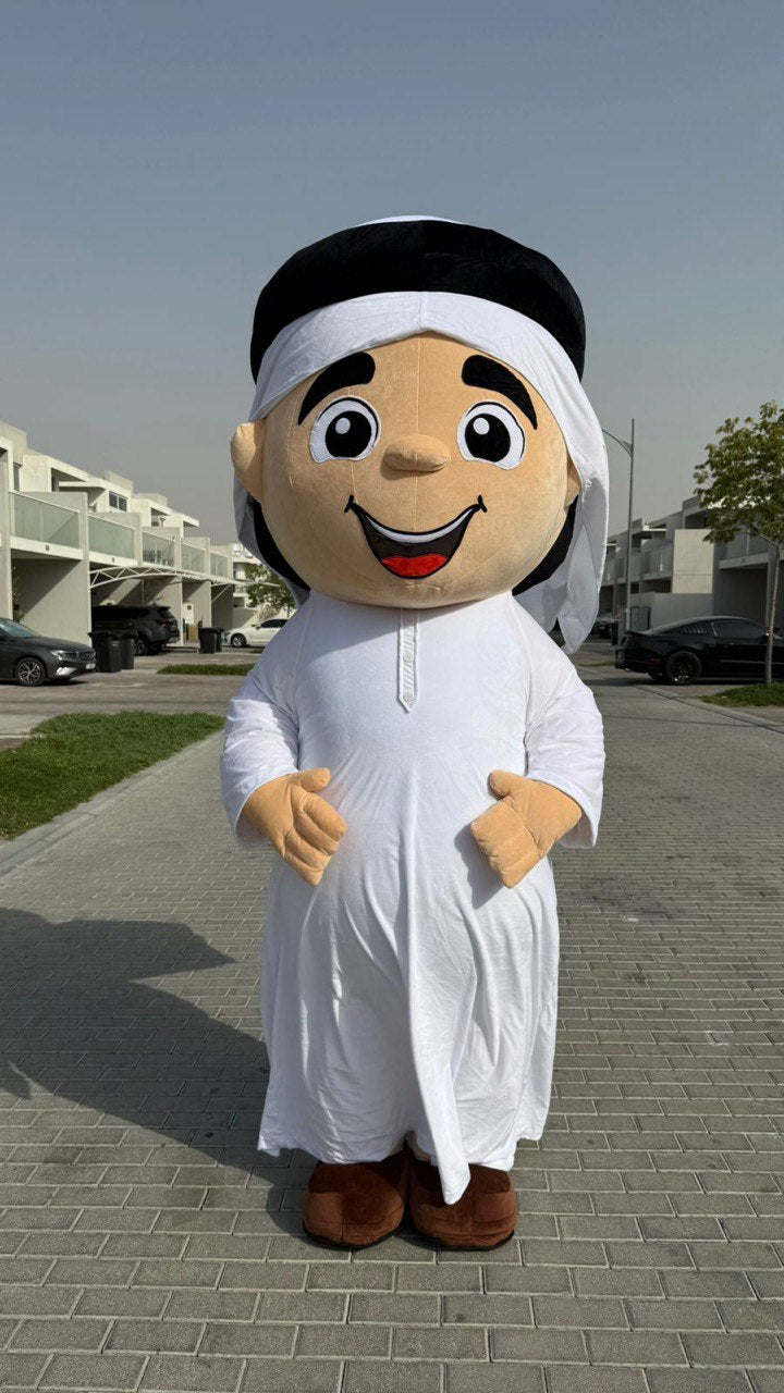 Inflatable Arab Boy Mascot Costume