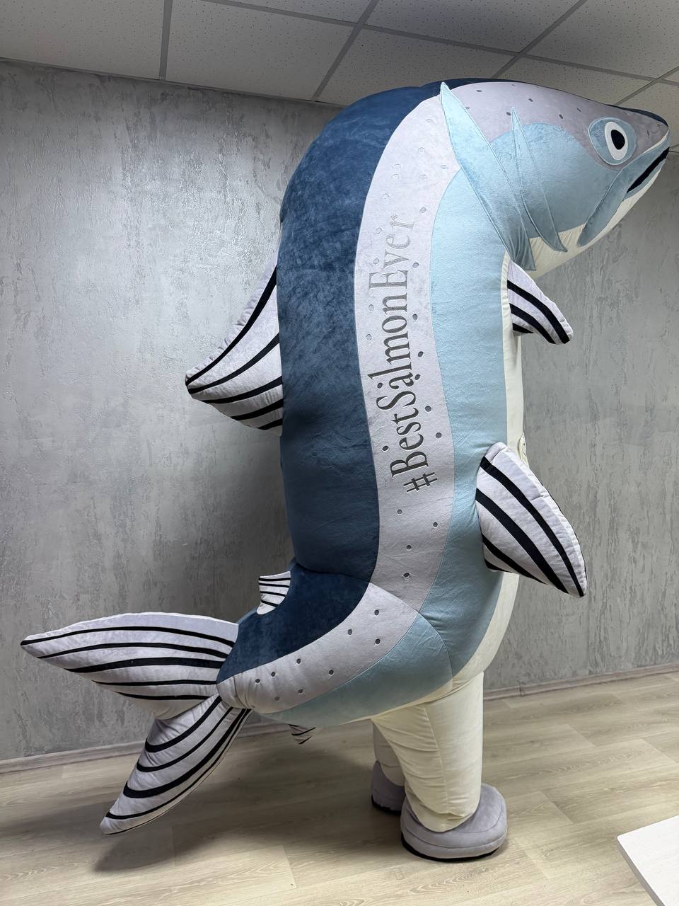 Inflatable Salmon Mascot