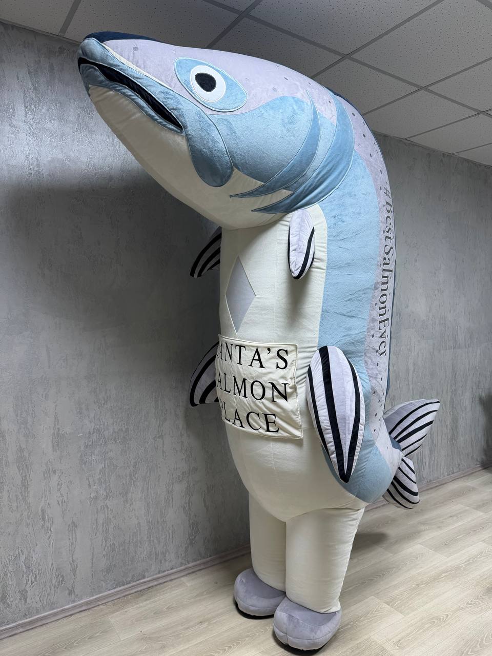 Inflatable Salmon Mascot