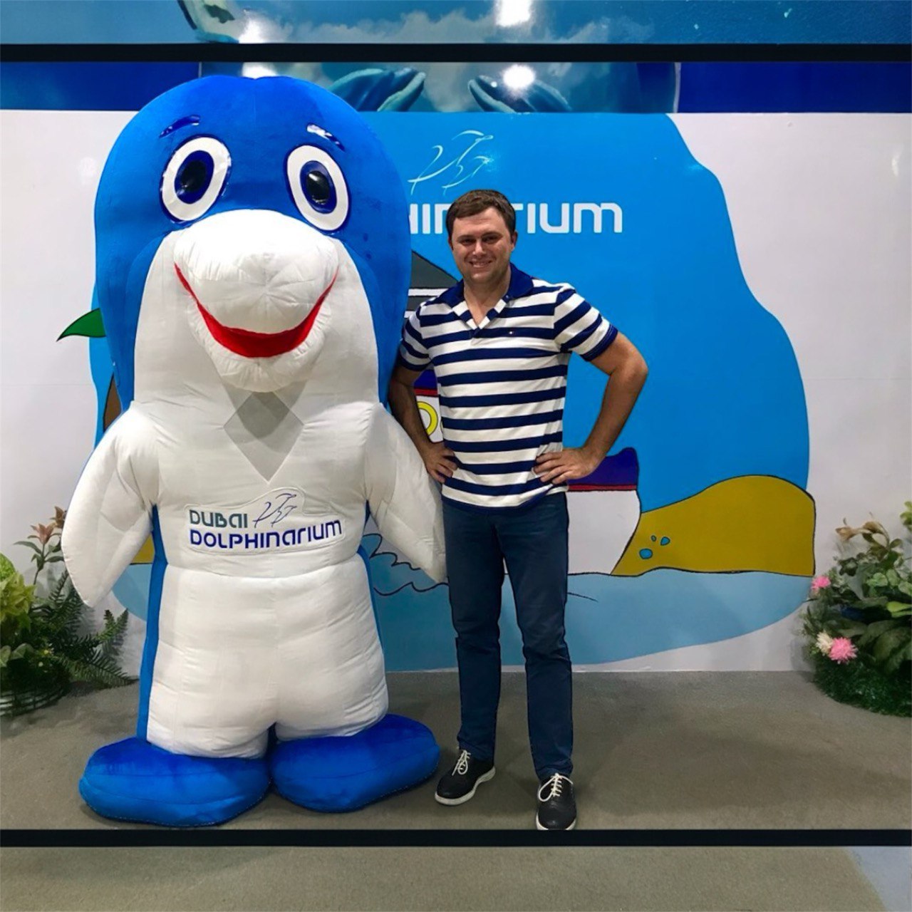Inflatable Dolphin Fish Mascot