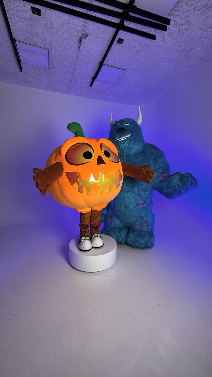 Inflatable Halloween Pumpkin Mascot