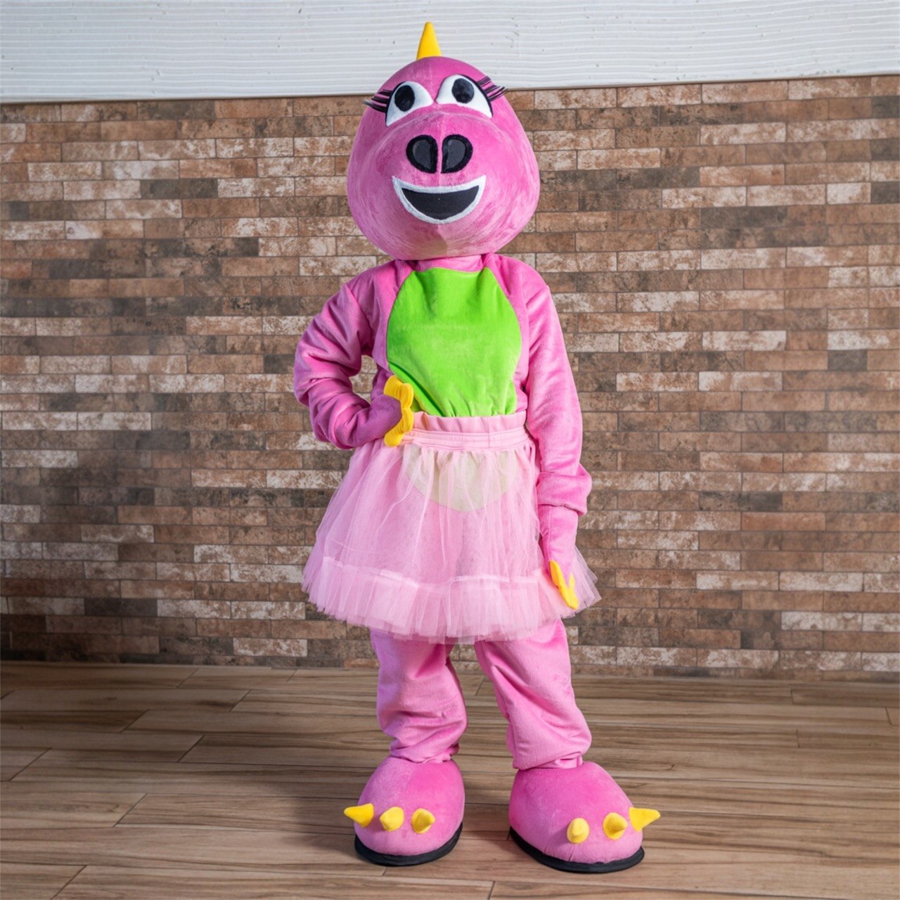 Dinosaur Girl Mascot