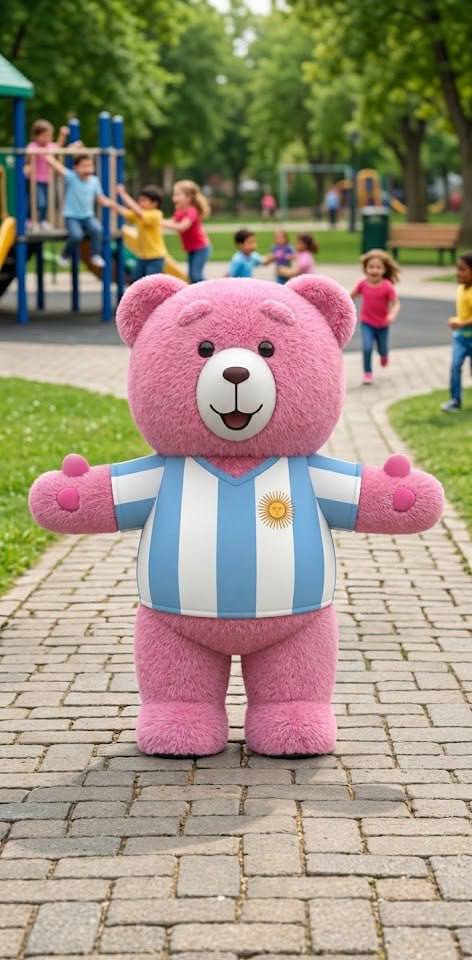 Inflatable Pink Teddy